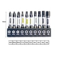 thumbnail image 3 of 1/4 Screwdriver Bit Set Magnetic Impact the Cross hexagonal Torx with Bit holder, 3 of 10