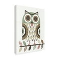 thumbnail image 2 of Trademark Fine Art 'Folk Lodge Owl v2 Hygge' Canvas Art by Michael Mullan, 2 of 3