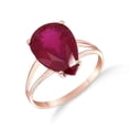 thumbnail image 1 of Galaxy Gold 14K Solid Rose Gold Dante's Beatrice 4.75 ct Ruby Ring (8.5), 1 of 2
