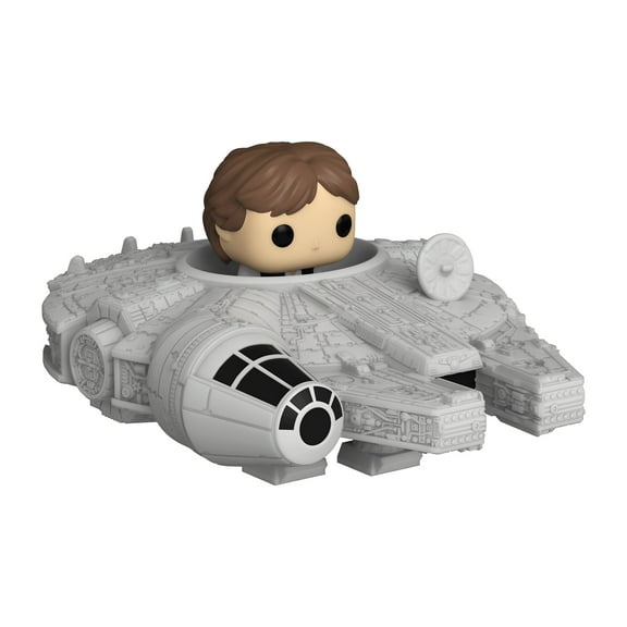 Funko Bitty POP Ride: Star Wars - Han Solo with the Millennium Falcon, Collectible Vinyl Figure