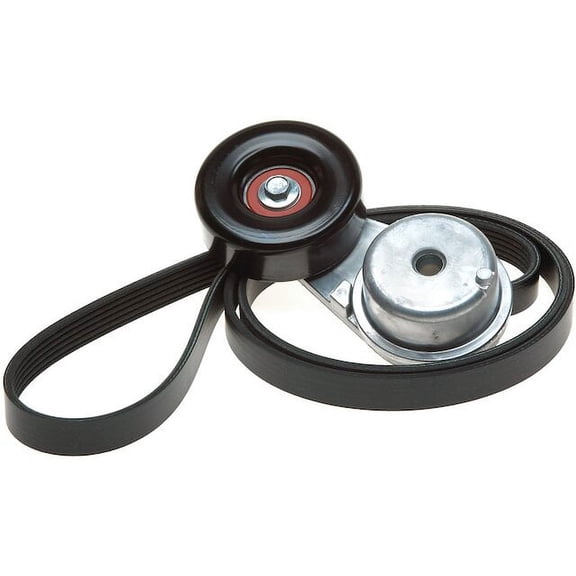 Serpentine Belt Drive Component Kit - Compatible with 2000 - 2005 Chevy Impala 3.4L V6 GAS 2001 2002 2003 2004