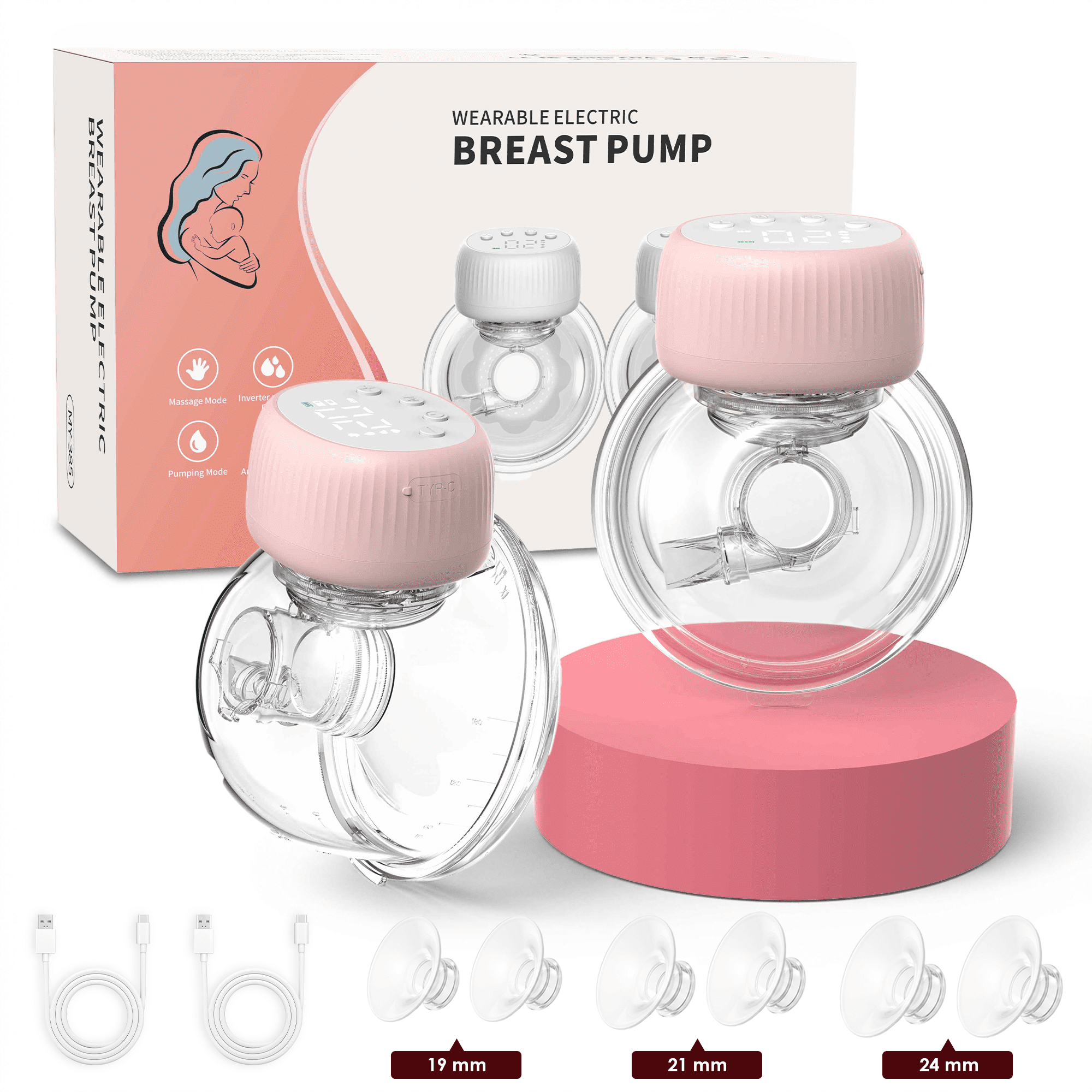 Momcozy Breast Pump Hands Free Upgraded Mobile Flow, M9 App