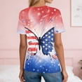thumbnail image 7 of America 250 Shirt Women 250th Anniversary USA Years American Flag Printed Shirts Casual Short Sleeve Tunic Tops, 7 of 7