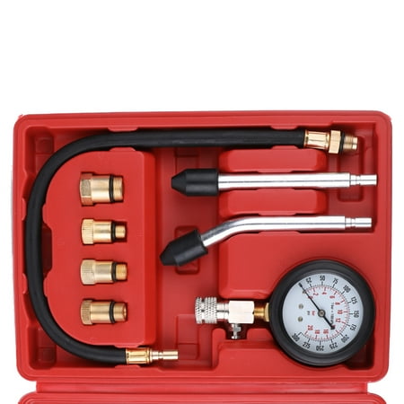 

Aibecy 8PCS Gasoline Engine Compression Tester Cylinder Compression Gas Engine Set Automotive Tool Gauge for Car & Truck