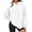 oversized hooded pullover - White, variant on uvwlwu Womens Cargo Sleeve Pocket Oversized Hoodie Long Sleeve Kangaroo Pocket Soft Street Cargo Fall Winter Casual Pullover Sweatshirt,L
