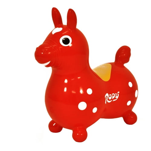 GYMNIC Ride on Rody Horse (Red)