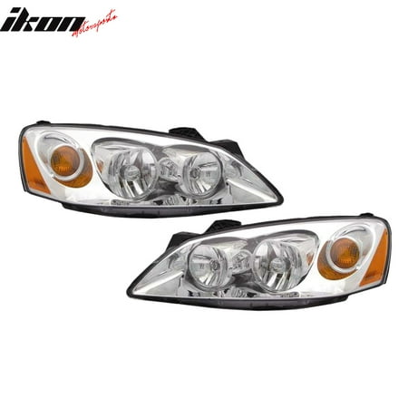 Pontiac Bonneville Headlight Lh Driver - Fits 05-09 Pontiac G6 RH LH Headlights Head Lamps Pair