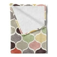 thumbnail image 2 of Modern Soft Flannel Fleece Blanket, Seamless Oriental Geometric Morrocan Doodle Pattern with Dots and Blank Colors Art, Cozy Plush for Indoor and Outdoor Use, 50" x 70", Multicolor, by Ambesonne, 2 of 5