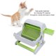 thumbnail image 2 of Caja de arena para gatos autolimpiante semiautomática de plástico PP fácil montaje estilo cubo basculante grande para gatos de interior, 2 of 8