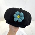 thumbnail image 4 of Newsboy hat Berry hat boina francesa hat Painter mujeres Lazy Highlights-Niños, 4 of 5