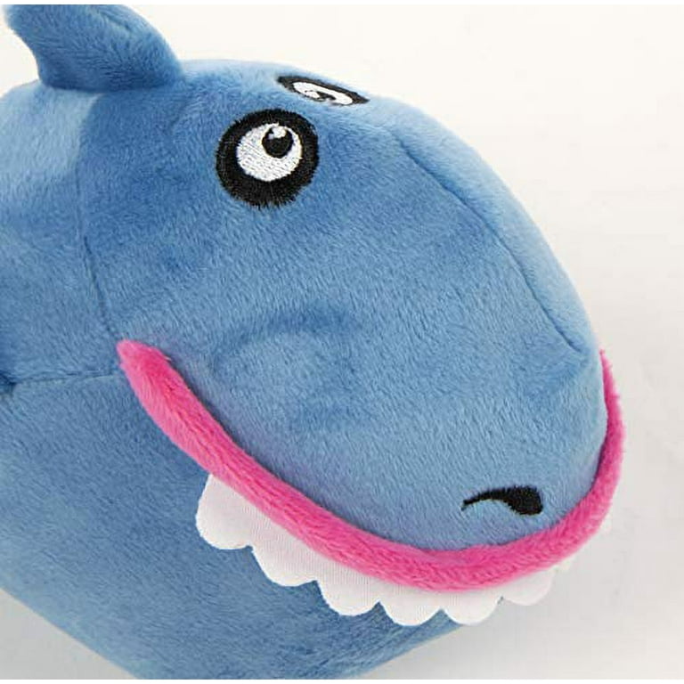 goDog Action Plush Shark Animated Squeaky Dog Toy, Chew Guard Technology -  Blue, One Size - Walmart.com