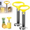 thumbnail image 2 of Under 10 Vegetable Cutter Pineapple Corer [Upgraded Reinforced Thicker ] Premium Pineapple Corer Remover Stainless Steel Pineapple Core Remover Kitchen Tool with Sharp for Fruit, 2 of 6