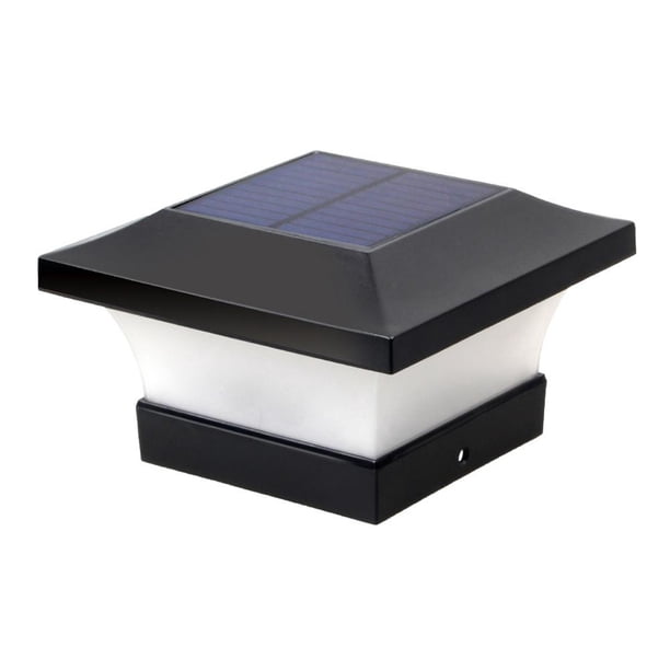 Lámpara de estigma cuadrado impermeable de luz de cerca solar 6LED para decoración de jardín Lamparas Tmvgtek Para estrenar
