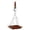 Brown, variant on TIELUTT Leather Bird Feeder Feeder Hanging Bird Feeder for Outdoor Patio Metal Chain Leather Bird Feeder Post Feeders for outside Chicken Layer Feed Rabbit Vest Grandpas Feeders Birdseed Snowman