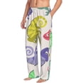 thumbnail image 2 of Daiia Cute Chameleons Men's Sleep Pant with Pockets and Drawstring,Pajama Pants-Large, 2 of 9