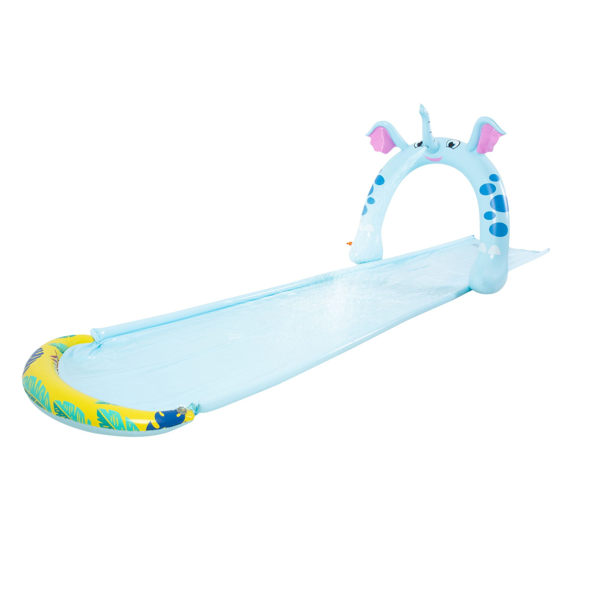 Pool Central 16' Inflatable Elephant Arch Sprayer Slide Outdoor Kids Water Toy