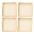 thumbnail image 4 of KHBUAB 4Pcs Puzzle Sort Trays with Wooden Material Square Shape Home Use, 4 of 8