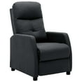 thumbnail image 2 of vidaXL Recliner Leisure Adjustable Cozy Chair for Home Theater Cinema Fabric, 2 of 46