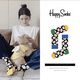 thumbnail image 5 of Calcetines de colores HappySocks para niños, de primavera y otoño, con dibujos animados, bonitos, de tubo medio, para uso exterior, calcetines de calle de moda, 5 of 6