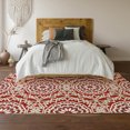 thumbnail image 6 of Addison Rugs Mayfield Washable Transitional Circles Red Rectangle Rug, 3' x 5', 6 of 6