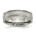 thumbnail image 1 of Titanium 6mm Satin Mens Wedding Ring Band Size 11.5, 1 of 6