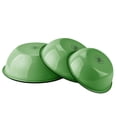 thumbnail image 5 of Novomoskovsjka Posuda Enamel Serving Bowl Set of 3 pcs Shatterproof Enameled Steel Fruit and Salad Bowls for Cooking Enamel Mixing Bowl for Indoor and Outdoor Use, Green Grass, 5 of 6