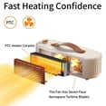 thumbnail image 2 of Portable Electric Space Heater For Indoor Use, Energy-Efficient Small Heater With Quick Heating And Tabletop Fireplace Design ,Ultimate Temperature Control, 2 of 7