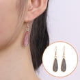 thumbnail image 4 of Qarigey 1 par de pendientes colgantes en forma de gota de agua, accesorios de joyería, suministro a juego de ropa, gota de oreja de aleación clásica Ropa, zapatos y accesorios Miscelánea Gris Qarigey  AP009625-04B, 4 of 6