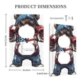 thumbnail image 3 of Daiia Patriotic Boxing Bear Art Pattern Decorator Wall Plate Child Safe Outlet Cover, Switch and Outlet Covers,Size 1-Gang 5.0" x3.0" , Polycarbonate Thermoplastic-Style S, 3 of 6