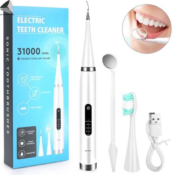 Sixtyshades Electric Ultrasonic Dental Calculus Remover, Rechargeable