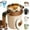 Brown, variant on Automatic Magnetic Stirring Cup, Electric Coffee Mug with Built-in LCD Display, Rechargeable Self Stirring Coffee Mug for Home Office Travel