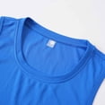thumbnail image 6 of Fengqque Mens Workout Tank Top Sleeveless Gym Muscle Shirt Breathable Summer Running Athletic Tshirts Blue L(L), 6 of 9