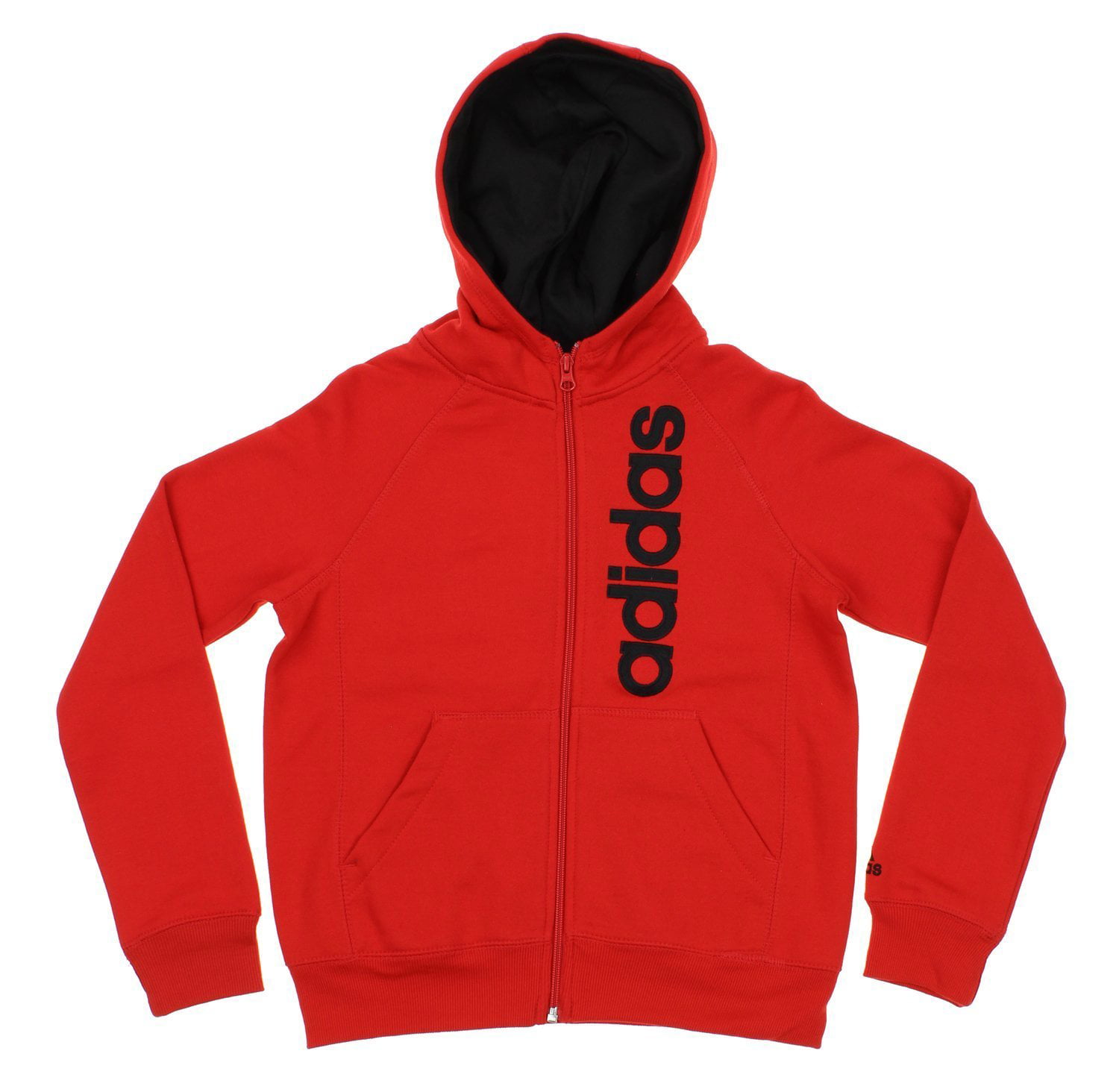 Adidas Youth Full Embroidered Hoodie, Color Options - Walmart.com