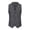 Dark Gray, variant on Men's Vintage Tweed Vest V-Neck Sleeveless Business Single Breasted Suit Vest Slim Fit Formal Waistcoat for Wedding Party S-XXL Khaki XXL