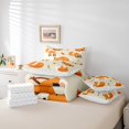 thumbnail image 5 of YST 7Pcs Cartoon Fox Kids Comforter Set, Cute Animal Botanical Leaves, Polyester, Queen Size (1 Count), 5 of 5