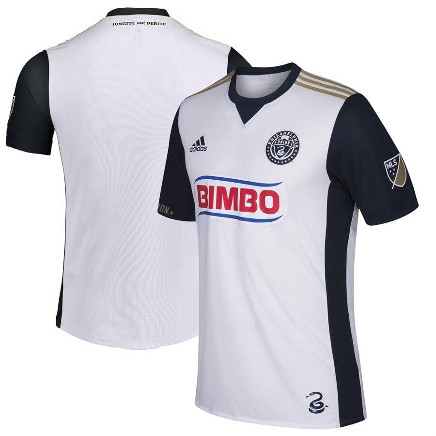 adidas Men's MLS Team Jersey Crew Neck, Philadelphia Union- White