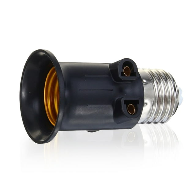 Toystoory Enchufe de bombilla E27, resistente a altas temperaturas, soporte de conector de bombilla LED, suministros de iluminación para garaje y oficina Iluminación novedosa Toystoory HA009410-00