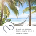 thumbnail image 4 of 2 Pcs Swing Ropes Hammock Chair Straps Hanging Kit (with S-shaped Hook), 4 of 8