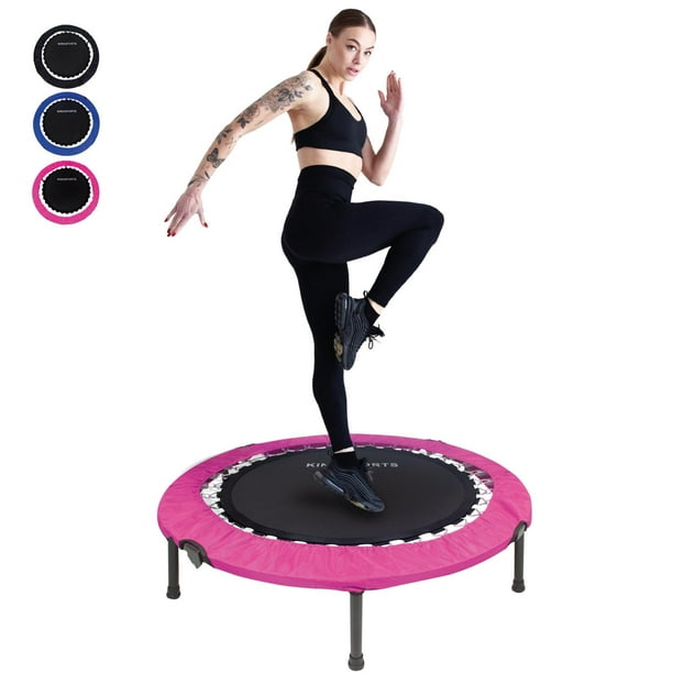 Mini Trampolin Brincolín KingSports Fitness Ejercicio Rosa 1m 40in