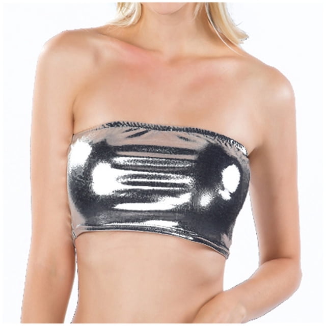 adviicd Going Out Tops Womens Tube Tops Off Shoulder Seamless Ribbed Strapless Sleeveless Side Ruched Slim Fitted Summer Going Out Top(Gray,S)