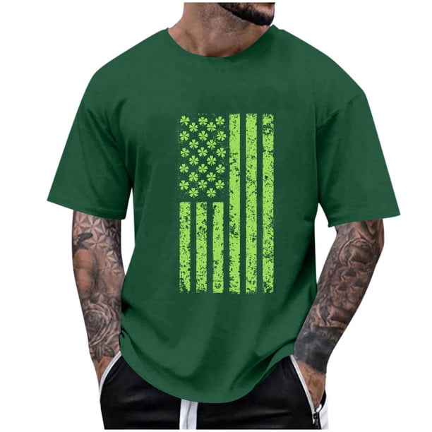 Tops para hombre, blusas y camisas de manga corta con cuello redondo para hombre, camisetas casuales con estampado de moda para hombre, blusa de manga corta, blusa de poliéster para hombre.