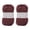 Date red, variant on Hand-Knitting Yarn with Textured Cotton Linen Blend, 2 mm Crochet Thread, Two Roll Pack for Hats and Handmade Bags