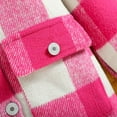 thumbnail image 3 of Vedolay Jackets for Girls Toddler Boy's Winter Jacket Lapel Button Down Coat Warm Outerwear,Pink 12-18 Months, 3 of 5
