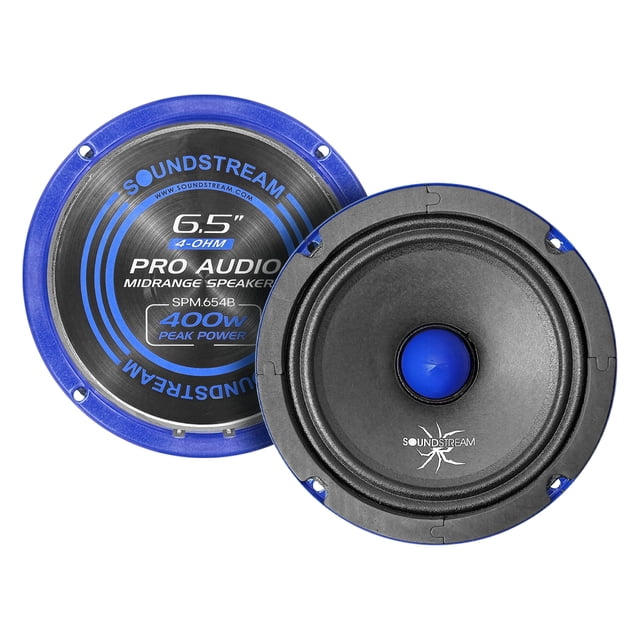 Par De Medio Rango Bala Open Show 6.5 Spm.654b Soundstream