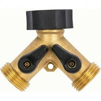 Gilmour 813004-1001 Garden Hose Shut-Off Valve: Female & Male, 3/4", Brass