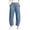 Blue, variant on Women's High Waist Curved Leg Pants, Elastic Waistband, Quick Dry Casual Trousers with Side Pockets Wine XXL