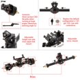 thumbnail image 3 of MEUS RACING Axes SCX24 Isokinetic 3 Sections CVD 52 Pieds Angle de Direction Max. +5mm Mises à Niveau SCX24 pour Axial SCX24 Deadbolt C10 JLU Gladiator Bronco 1/24 RC Crawler, 3 of 6