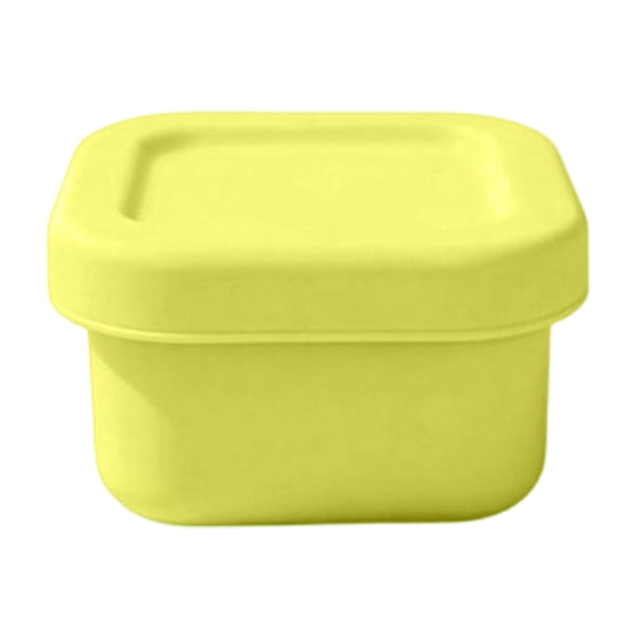 USUERY 100ml Silicone Snack Containers With Lids Reusable Stackable Leakproof Storage Box Travel Lunch Food Saver Home Office