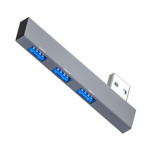 crativent USB 3.0 Hub Compact 3 Ports Portable USB Adapter for PC Flash Drive Keyboard USB3.0 USB2.0 Type C USB3.0 USB2.0 USB2.0 7.95x1.45x0.75cm