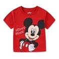 thumbnail image 2 of Disney Mickey Mouse Donald Duck and Goofy Short Sleeve T-Shirts (Boys), 4 Pack, Sizes 2T-12, 2 of 9